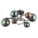 Globo 56142-6D LED přisazené stropní svítidlo RIHA integrovaný LED zdroj | 290lm | 3000K | šedá