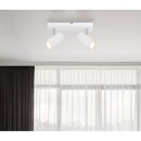 Globo 57911-2W přisazené stropní bodové svítidlo Robby 2x35W | GU10 - bílá