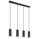 Globo 57911-4HB závěsné svítidlo Robby 4x35W | GU10 - černá
