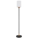 Globo 15977S stojací lampa ROWENA E27 | s vypínačem | černá