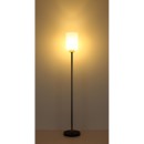 Globo 15977S stojací lampa ROWENA E27 | s vypínačem | černá