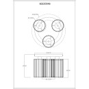 Globo RUN 60220346 přisazené stropní svítidlo E27