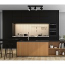 Italux SPL-31991-3B-BK LED bodové stropní svítidlo Helvia | 3x5W integrovaný LED zdroj | 4000K