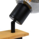 Italux SPL-67535-1-BK-WO bodové stropní svítidlo Barel E27