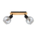 Italux SPL-67535-2-BK-WO bodové stropní svítidlo Barel E27