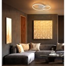 Globo 48480-30 LED přisazené stropní svítidlo SANFORD  | 30W integrovaný LED zdroj | 2248lm | 3000K | béžová