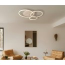 Globo 48480-40 LED přisazené stropní svítidlo SANFORD | 40W integrovaný LED zdroj | 3112lm | 3000K | béžová