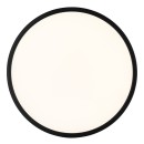 Globo 41562-24B LED stropní svítidlo Sapana 1x18W | 1600lm | 3000K | IP44 - switchdimmer, paměťová funkce, černá, opál