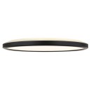 Globo 41562-24B LED stropní svítidlo Sapana 1x18W | 1600lm | 3000K | IP44 - switchdimmer, paměťová funkce, černá, opál