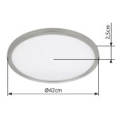 Globo GLB41562-24N LED přisazené stropní svítidlo SAPANA | 24W integrovaný LED zdroj | 2300lm | 3000K