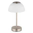 Globo 21014N LED stolní lampička SARIMA | 3W integrovaný LED zdroj | 150lm | 2700/4000/6000K | s vypínačem | chrom