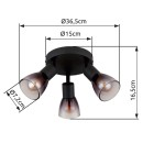 Globo GLB54312-3 bodové stropní svítidlo SATELLA E14