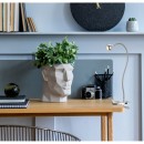 Globo 24109K LED svítidlo s klipem Serpent 1x3W | 180lm | 3000K - ohebné rameno, vypínač na těle, matný nikl