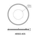 Globo 48563-40S LED přisazené stropní svítidlo SHIRLEY  | 40W integrovaný LED zdroj | 1500lm | 2700-6500K | dálkové ovládání | stmívač | béžová