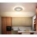 Globo 48563-40S LED přisazené stropní svítidlo SHIRLEY  | 40W integrovaný LED zdroj | 1500lm | 2700-6500K | dálkové ovládání | stmívač | béžová