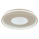 Globo 48563-40S LED přisazené stropní svítidlo SHIRLEY  | 40W integrovaný LED zdroj | 1500lm | 2700-6500K | dálkové ovládání | stmívač | béžová
