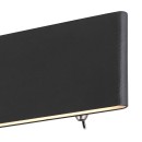 Globo 41751-8B LED nástěnné svítidlo Siegfried 1x8W | 240lm | 3000K - vypínač na těle, černá