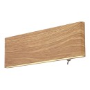 Globo 41751W-8 LED nástěnné svítidlo Siegfried 1x8W | 240lm | 3000K - vypínač na těle, hnědá