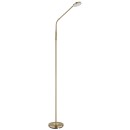 Globo 58504SM LED stojací lampa SILVIO | 6.5W integrovaný LED zdroj | 350lm | 2700/3350/4000K | s vypínačem | bronz