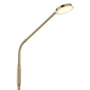 Globo 58504SM LED stojací lampa SILVIO | 6.5W integrovaný LED zdroj | 350lm | 2700/3350/4000K | s vypínačem | bronz