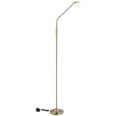 Globo 58504SM LED stojací lampa SILVIO | 6.5W integrovaný LED zdroj | 350lm | 2700/3350/4000K | s vypínačem | bronz
