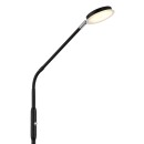 Globo 58504SS LED stojací lampa SILVIO  | 6.5W integrovaný LED zdroj | 350lm | 2700/3350/4000K | s vypínačem | černá