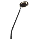 Globo 58504SS LED stojací lampa SILVIO  | 6.5W integrovaný LED zdroj | 350lm | 2700/3350/4000K | s vypínačem | černá