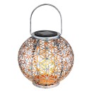 Globo Solar 36741 LED solární svítidlo 1xAA 1x0,06W | 3000K | IP44 - stříbrná