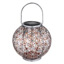 Globo Solar 36741 LED solární svítidlo 1xAA 1x0,06W | 3000K | IP44 - stříbrná