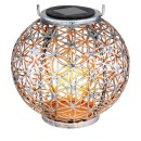 Globo Solar 36741 LED solární svítidlo 1xAA 1x0,06W | 3000K | IP44 - stříbrná