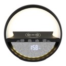 Globo 39907S LED stolní lampička SOUNDRA  | 4W integrovaný LED zdroj | rgb - barevné | s vypínačem | černá
