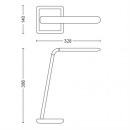 Philips 66016/93/P3 LED stolní lampička Jabiru 1x4,5W|4000K