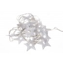 LED vánoční řetěz HVĚZDY  LED  3m 20 LED  3,5W délka 3 m, IP20 - pro vnitřní použití
