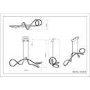 Globo SWIRL 67341S LED závěsné stropní svítidlo | 40W LED | 2860lm | 4000K