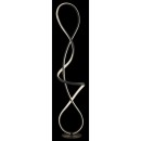 Globo SWIRL 67341SS LED stojací lampa | 36W LED | 1810lm | 4000K