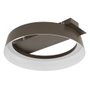 Globo 48048D LED přisazené stropní svítidlo SYRAKUS | 12W integrovaný LED zdroj | 629lm | 3000K | hnědá