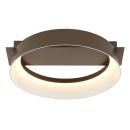 Globo 48048D LED přisazené stropní svítidlo SYRAKUS | 12W integrovaný LED zdroj | 629lm | 3000K | hnědá