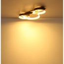 Globo 48048D2 LED přisazené stropní svítidlo SYRAKUS  | 40W integrovaný LED zdroj | 1590lm | 3000K | hnědá