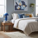 Italux TB-83647-BLU LED stolní lampička Dorbia | 2W integrovaný LED zdroj | 45lm | 3000/6500K | s vypínačem | modrá