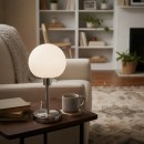 Italux TB-92039-CH LED stolní lampička Cave | 4.8W integrovaný LED zdroj | 495lm | 3000K | s vypínačem | chrom | opálová