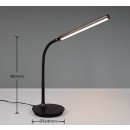 Trio Reality TR57641102 LED stolní lampička TORO | 5W integrovaný LED zdroj | 700lm | 3000+4000+5000K