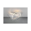 Trio Reality TR62101187 LED přisazené stropní svítidlo MEO | 15W integrovaný LED zdroj | 1800lm | 3000K