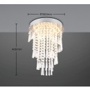 Trio Reality TR67341106 LED přisazené stropní svítidlo POMP | 18W integrovaný LED zdroj | 2400lm | 2700-6500K