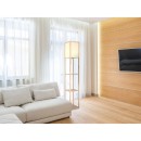 Globo 58611 stojací lampa TABITHA E27 | s vypínačem | béžová