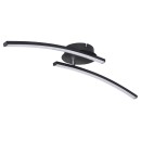 Globo 67129-12 LED koupelnové přisazené stropní svítidlo Tansy I 1x12W | 1000lm | 3000-4000-6000K | IP44 - nastavitelné, paměťová funkce, krokové stmívání, černá
