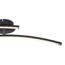 Globo 67129-12 LED koupelnové přisazené stropní svítidlo Tansy I 1x12W | 1000lm | 3000-4000-6000K | IP44 - nastavitelné, paměťová funkce, krokové stmívání, černá