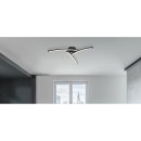 Globo 67129-18 LED koupelnové přisazené stropní svítidlo Tansy I 1x18W | 1500lm | 3000-4000-6000K | IP44 - nastavitelné, paměťová funkce, krokové stmívání, černá
