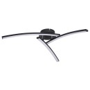 Globo 67129-18 LED koupelnové přisazené stropní svítidlo Tansy I 1x18W | 1500lm | 3000-4000-6000K | IP44 - nastavitelné, paměťová funkce, krokové stmívání, černá