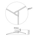 Globo 67129-18 LED koupelnové přisazené stropní svítidlo Tansy I 1x18W | 1500lm | 3000-4000-6000K | IP44 - nastavitelné, paměťová funkce, krokové stmívání, černá