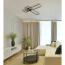 Globo 67363-30 LED přisazené stropní svítidlo TATJANA  | 30W integrovaný LED zdroj | 1700lm | 3000K | černá